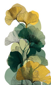 Ginkgo Leaves Illustration V2 Vinyl Car Decal Sticker – Waterproof & UV-Resistant Ginkgo Leaves Illustration V2 Vinyl Car Decal Sticker – Waterproof & UV-Resistant