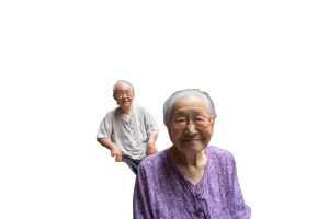 Senior Living Vinyl Car Decal Sticker – Waterproof & UV-Resistant 