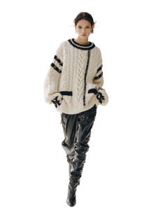 Stylish Winter Outfit Vinyl Car Decal Sticker – Waterproof & UV-Resistant 