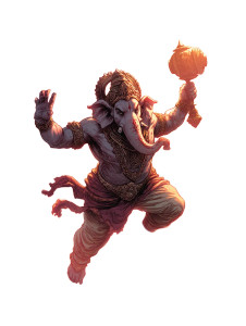 Lord Ganesha'S Wrath Vinyl Car Decal Sticker – Waterproof & UV-Resistant Lord Ganesha'S Wrath Vinyl Car Decal Sticker – Waterproof & UV-Resistant