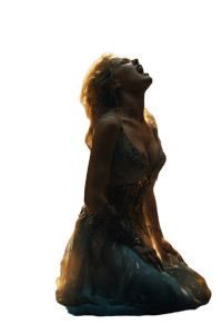 Grieving Fantasy Woman Vinyl Car Decal Sticker – Waterproof & UV-Resistant 