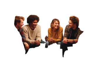 Cozy Friends Gathering Vinyl Car Decal Sticker – Waterproof & UV-Resistant Cozy Friends Gathering Vinyl Car Decal Sticker – Waterproof & UV-Resistant