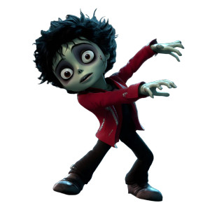 Toddler Zombie Thriller Vinyl Car Decal Sticker – Waterproof & UV-Resistant Toddler Zombie Thriller Vinyl Car Decal Sticker – Waterproof & UV-Resistant