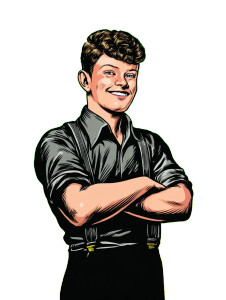 Pop Art Gardener Vinyl Car Decal Sticker – Waterproof & UV-Resistant 