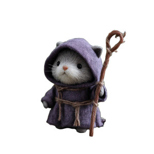 Grey Cat Wizard V2 Vinyl Car Decal Sticker – Waterproof & UV-Resistant Grey Cat Wizard V2 Vinyl Car Decal Sticker – Waterproof & UV-Resistant