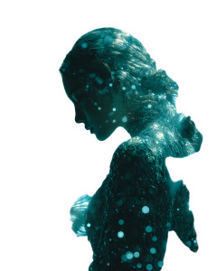 Mermaid In Pool Vinyl Car Decal Sticker – Waterproof & UV-Resistant 