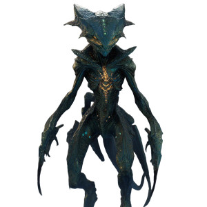 Celtic Alien Creature V2 Vinyl Car Decal Sticker – Waterproof & UV-Resistant 