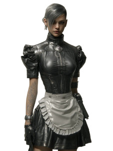 Cyberpunk Maid Commando Vinyl Car Decal Sticker – Waterproof & UV-Resistant Cyberpunk Maid Commando Vinyl Car Decal Sticker – Waterproof & UV-Resistant
