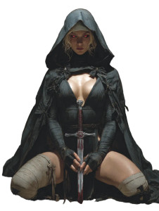 Blonde Tanned Nun Vinyl Car Decal Sticker – Waterproof & UV-Resistant 