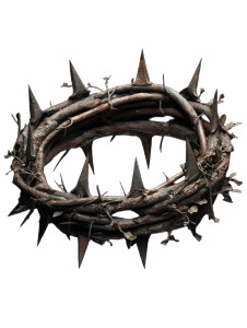 Dark Thorn Crown Vinyl Car Decal Sticker – Waterproof & UV-Resistant 