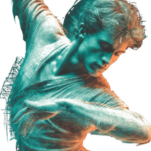 Datamoshing Dancer V3 Vinyl Car Decal Sticker – Waterproof & UV-Resistant 