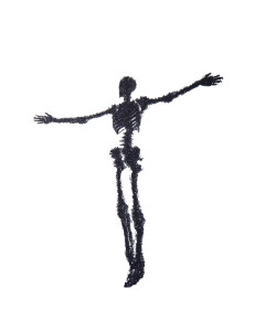 Radiating Human Figure Vinyl Car Decal Sticker – Waterproof & UV-Resistant 