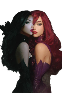 Starfire And Raven Vinyl Car Decal Sticker – Waterproof & UV-Resistant 