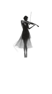 Surreal Guitarist Woman Vinyl Car Decal Sticker – Waterproof & UV-Resistant 