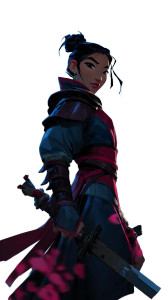 Warrior Mulan Inspired Vinyl Car Decal Sticker – Waterproof & UV-Resistant 