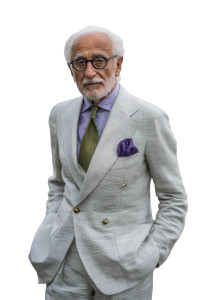 Italian Gentleman Vinyl Car Decal Sticker – Waterproof & UV-Resistant 