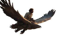 Epic Eagle Rider Vinyl Car Decal Sticker – Waterproof & UV-Resistant 