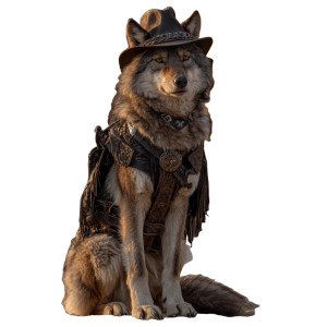 Outlaw Wolf Cowboy Vinyl Car Decal Sticker – Waterproof & UV-Resistant Outlaw Wolf Cowboy Vinyl Car Decal Sticker – Waterproof & UV-Resistant