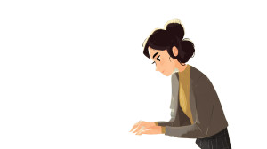 Studious Library Scene Vinyl Car Decal Sticker – Waterproof & UV-Resistant 