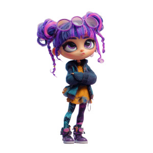 Cute Chibi Girl V10 Vinyl Car Decal Sticker – Waterproof & UV-Resistant Cute Chibi Girl V10 Vinyl Car Decal Sticker – Waterproof & UV-Resistant