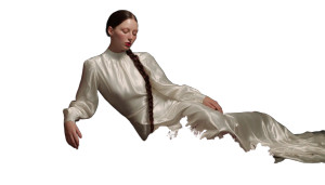 Futuristic Wet Elegance Vinyl Car Decal Sticker – Waterproof & UV-Resistant 