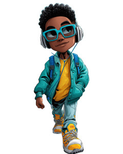 Confident Music Lover Vinyl Car Decal Sticker – Waterproof & UV-Resistant 