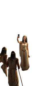 Cleopatra'S Selfie Vinyl Car Decal Sticker – Waterproof & UV-Resistant 