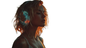 Techwear Listener Vinyl Car Decal Sticker – Waterproof & UV-Resistant 