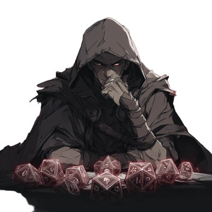 Magical Hooded Man Vinyl Car Decal Sticker – Waterproof & UV-Resistant 