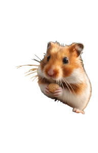 Alpine Hamster Snack Vinyl Car Decal Sticker – Waterproof & UV-Resistant 