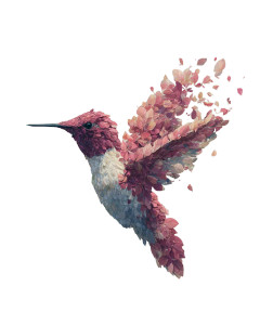 Floral Hummingbird Vinyl Car Decal Sticker – Waterproof & UV-Resistant Floral Hummingbird Vinyl Car Decal Sticker – Waterproof & UV-Resistant