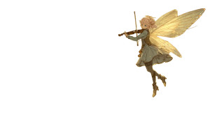 Fairy Harpist Vinyl Car Decal Sticker – Waterproof & UV-Resistant 