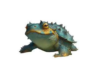 Fantasy Amphibious Creature Vinyl Car Decal Sticker – Waterproof & UV-Resistant 