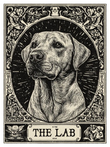 The Lab Vinyl Car Decal Sticker – Waterproof & UV-Resistant 