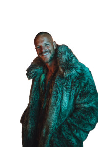 Smiling Bold Man Vinyl Car Decal Sticker – Waterproof & UV-Resistant 