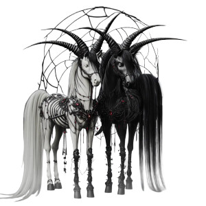 Surreal Pegasus Encounter Vinyl Car Decal Sticker – Waterproof & UV-Resistant 