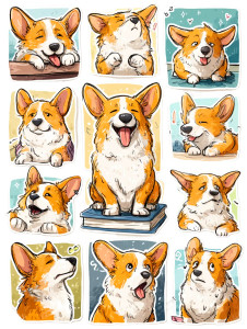 Cute Corgi Stickers Vinyl Car Decal Sticker – Waterproof & UV-Resistant Cute Corgi Stickers Vinyl Car Decal Sticker – Waterproof & UV-Resistant
