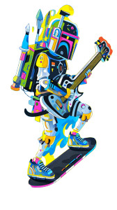 Boba Fett Keytar V2 Vinyl Car Decal Sticker – Waterproof & UV-Resistant 