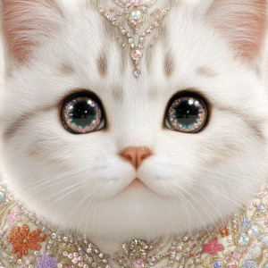 Adorable Kitten V2 Vinyl Car Decal Sticker – Waterproof & UV-Resistant 