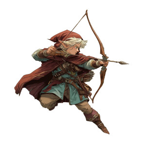 Elf Archer V7 Vinyl Car Decal Sticker – Waterproof & UV-Resistant 