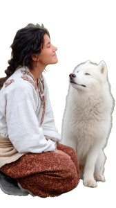 Dog Attacks Woman Vinyl Car Decal Sticker – Waterproof & UV-Resistant 