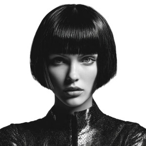 Futuristic Geometric Bob Vinyl Car Decal Sticker – Waterproof & UV-Resistant 