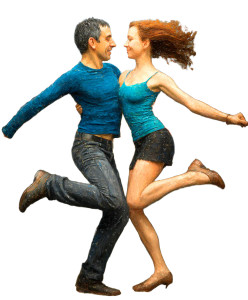 Swing Dancing Couple Vinyl Car Decal Sticker – Waterproof & UV-Resistant Swing Dancing Couple Vinyl Car Decal Sticker – Waterproof & UV-Resistant