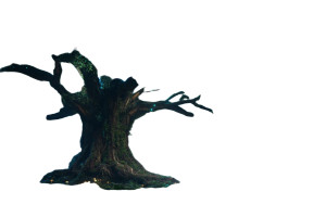 Glowing Ancient Tree V2 Vinyl Car Decal Sticker – Waterproof & UV-Resistant 