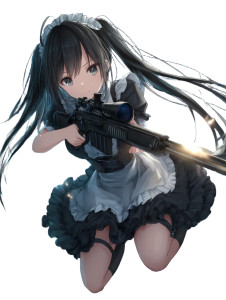 Anime Sniper Maid Vinyl Car Decal Sticker – Waterproof & UV-Resistant Anime Sniper Maid Vinyl Car Decal Sticker – Waterproof & UV-Resistant