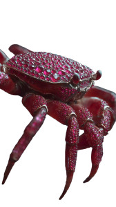 Ruby Crab V2 Vinyl Car Decal Sticker – Waterproof & UV-Resistant 