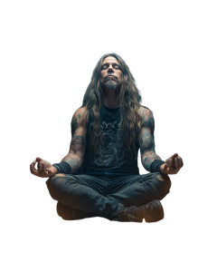 Metal Yogi Vinyl Car Decal Sticker – Waterproof & UV-Resistant 