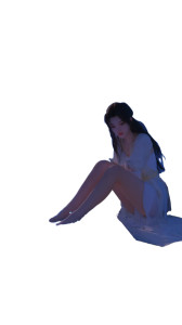 Starry Hanfu Dream Vinyl Car Decal Sticker – Waterproof & UV-Resistant 