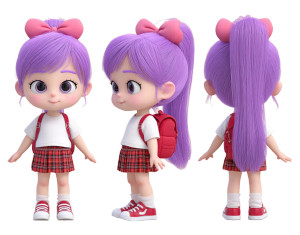 Cute Chibi Girl V11 Vinyl Car Decal Sticker – Waterproof & UV-Resistant  Cute Chibi Girl V11 Vinyl Car Decal Sticker – Waterproof & UV-Resistant