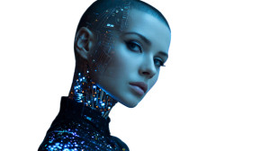 Beautiful Cyborg Woman V3 Vinyl Car Decal Sticker – Waterproof & UV-Resistant 